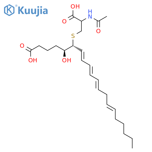 N-Acetyl-Leukotriene E4 structure
