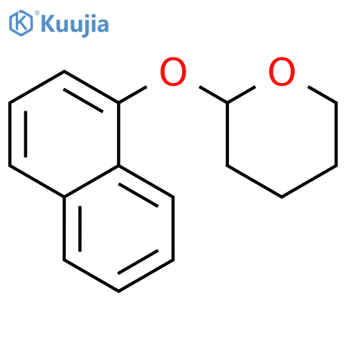 2H-Pyran, tetrahydro-2-(1-naphthalenyloxy)- structure