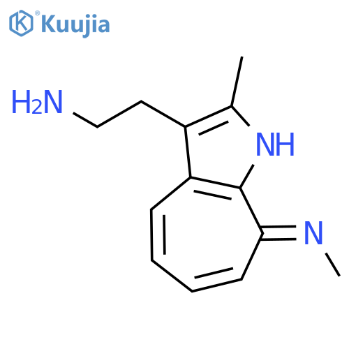 Cyclohepta[b]pyrrole-3-ethanamine,1,8-dihydro-2-methyl-8-(methylimino)- structure
