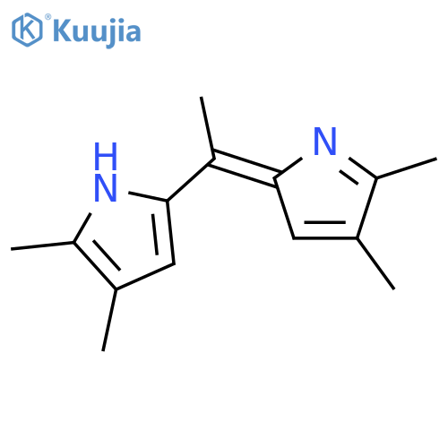 1H-Pyrrole,5-[1-(4,5-dimethyl-2H-pyrrol-2-ylidene)ethyl]-2,3-dimethyl- structure