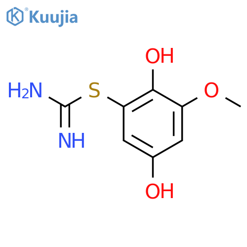 Pseudourea,2-(2,5-dihydroxy-3-methoxyphenyl)-2-thio- (8CI) structure