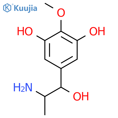 1,3-Benzenediol,5-(2-amino-1-hydroxypropyl)-2-methoxy- structure