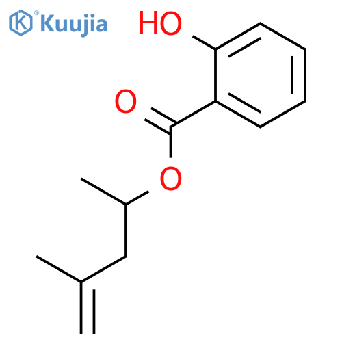 1,3-dimethyl-3-butenyl salicylate structure