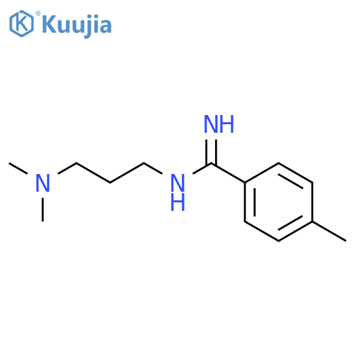 p-Toluamidine, N-[3-(dimethylamino)propyl]- (8CI) structure