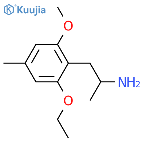 Benzeneethanamine,2-ethoxy-6-methoxy-a,4-dimethyl- structure
