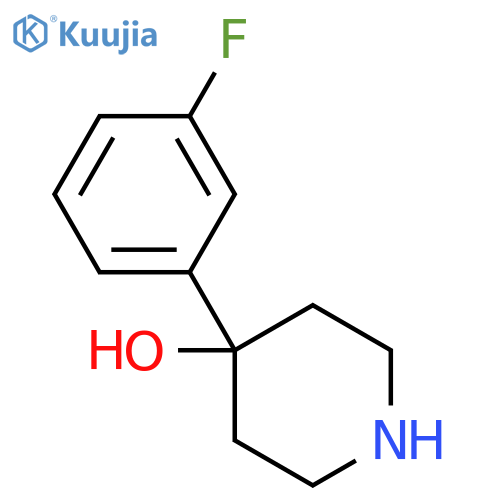 4-(3-Fluorophenyl)piperidin-4-ol structure