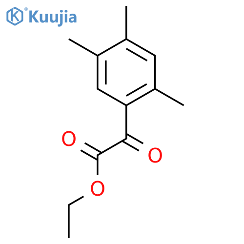 Ethyl 2,4,5-trimethylbenzoylformate structure