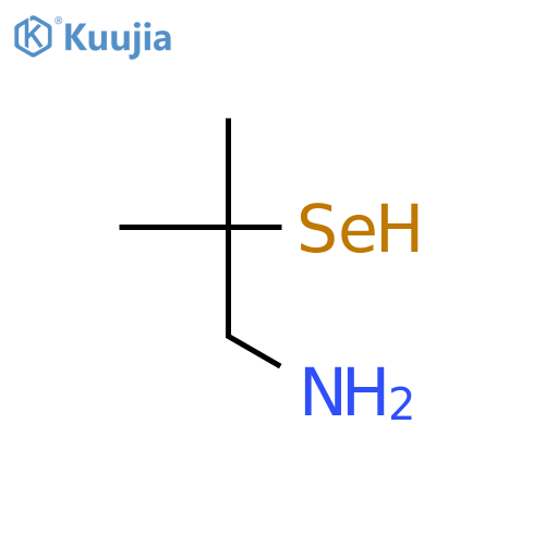 2-Propaneselenol,1-amino-2-methyl- structure