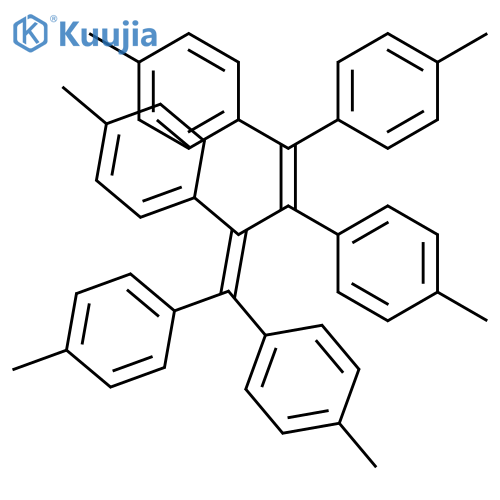 Benzene, 1-[1-[bis(4-methylphenyl)methylene]-2,3,3-tris(4-methylphenyl)-2-propen-1-yl]-4-methyl- structure