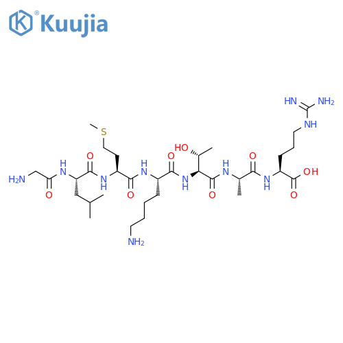 L-Arginine, glycyl-L-leucyl-L-methionyl-L-lysyl-L-threonyl-L-alanyl- structure