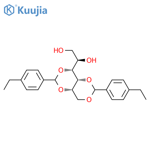 D-Glucitol,1,3:2,4-bis-O-[(4-ethylphenyl)methylene]- structure