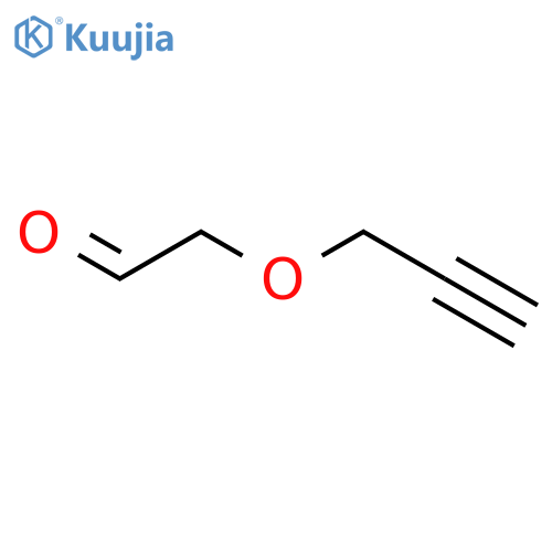 2-(prop-2-yn-1-yloxy)acetaldehyde structure