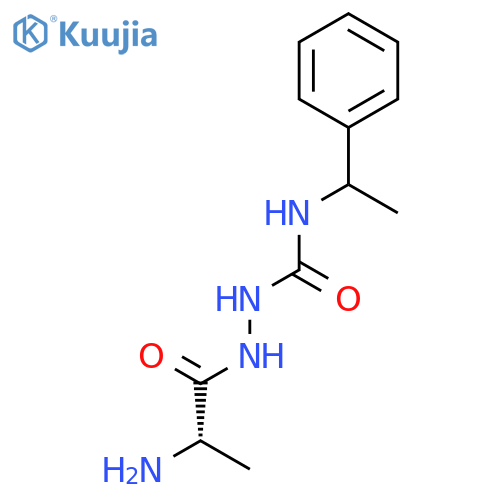 L-Alanine, 2-[[(1-phenylethyl)amino]carbonyl]hydrazide structure