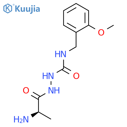 D-Alanine, 2-[[[(2-methoxyphenyl)methyl]amino]carbonyl]hydrazide structure