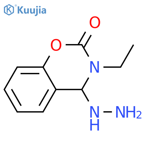 2H-1,3-Benzoxazin-2-one,3-ethyl-4-hydrazinyl-3,4-dihydro- structure