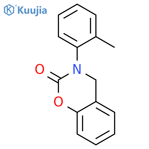 2H-1,3-BENZOXAZIN-2-ONE, 3,4-DIHYDRO-3-(2-METHYLPHENYL)- structure