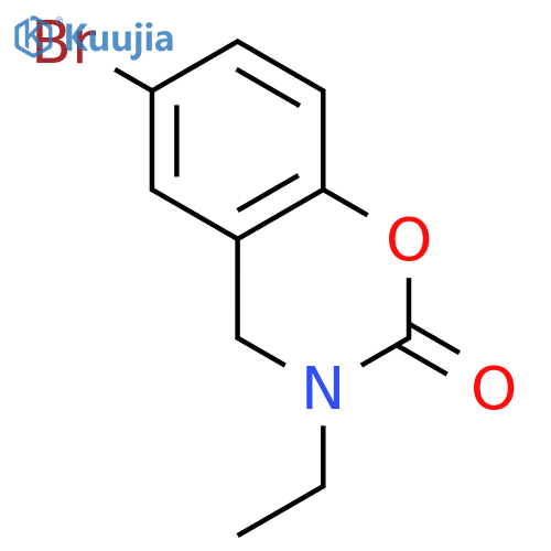2H-1,3-Benzoxazin-2-one, 6-bromo-3-ethyl-3,4-dihydro- structure