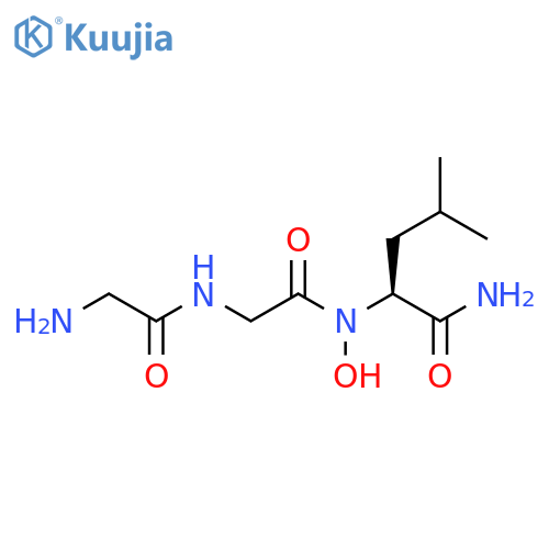 L-Leucinamide, glycylglycyl-N-hydroxy- structure