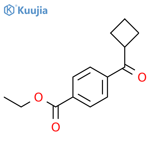 4-Carboethoxyphenyl cyclobutyl ketone structure