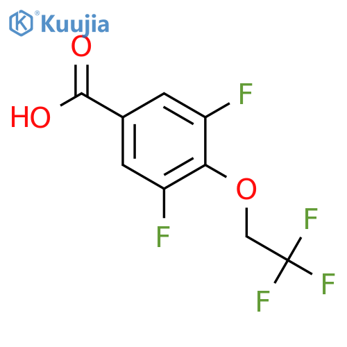 3,5-Difluoro-4-(2,2,2-trifluoroethoxy)-Benzoic acid structure