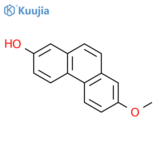2-PHENANTHRENOL, 7-METHOXY- structure