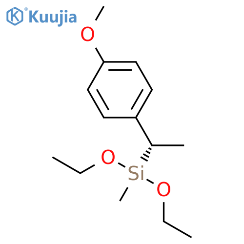 SILANE, DIETHOXY[(1S)-1-(4-METHOXYPHENYL)ETHYL]METHYL- structure