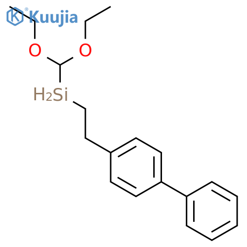 SILANE, (2-[1,1'-BIPHENYL]-4-YLETHYL)DIETHOXYMETHYL- structure