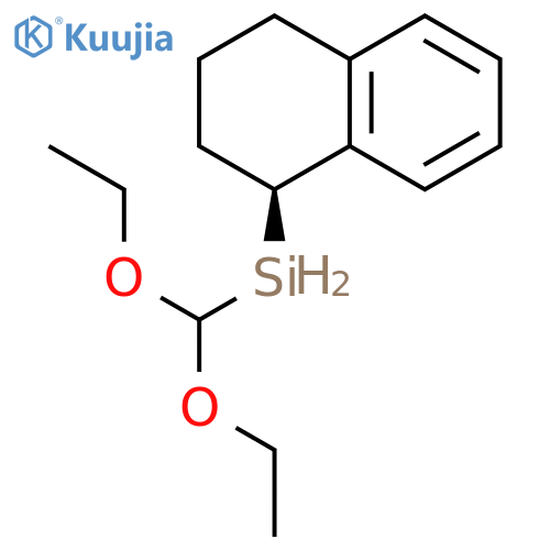 Silane, diethoxymethyl[(1S)-1,2,3,4-tetrahydro-1-naphthalenyl]- structure
