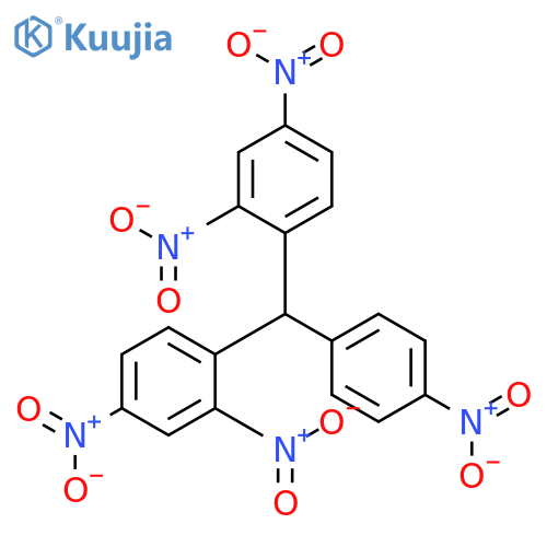 Benzene, 1,1'-[(4-nitrophenyl)methylene]bis[2,4-dinitro- structure