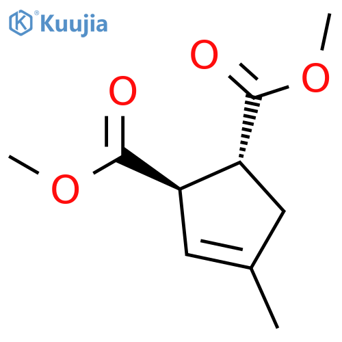 3-CYCLOPENTENE-1,2-DICARBOXYLIC ACID, 4-METHYL-, DIMETHYL ESTER, TRANS- structure