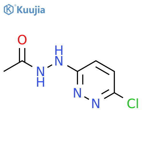 Acetic acid, 2-(6-chloro-3-pyridazinyl)hydrazide structure