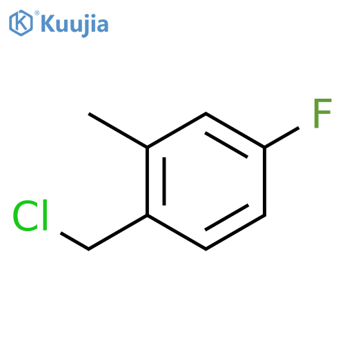 1-(chloromethyl)-4-fluoro-2-methylbenzene structure