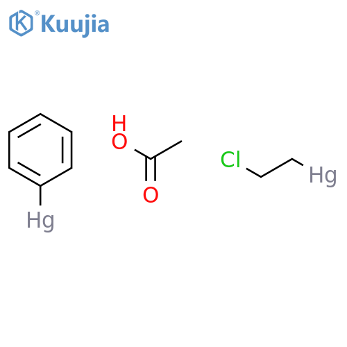acetic acid; 2-chloroethylmercury; phenylmercury structure