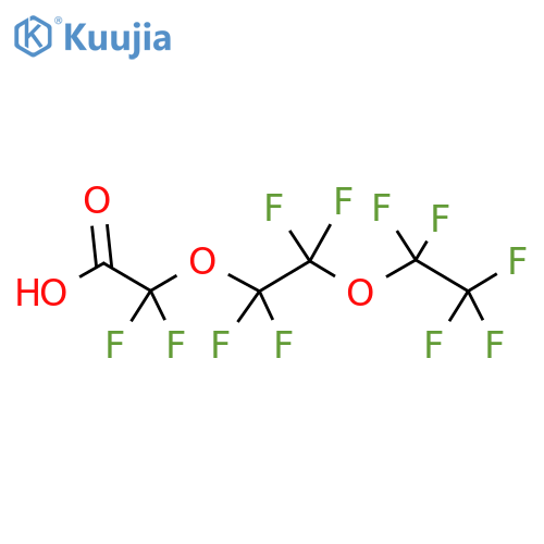 Perfluoro-3,6-dioxaoctanoic acid structure