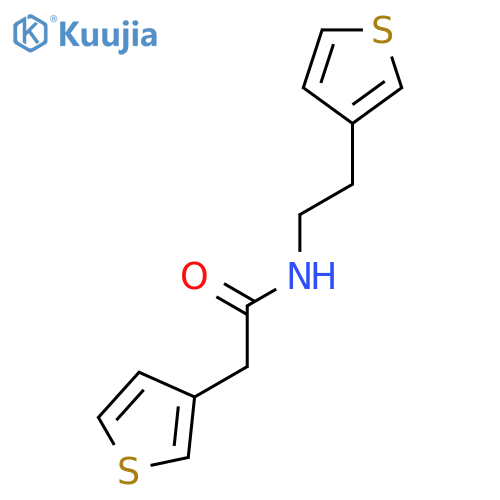 3-THIOPHENEACETAMIDE, N-[2-(3-THIENYL)ETHYL]- structure