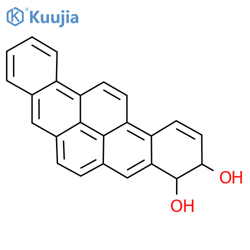 3,4-Dihydrodibenzo(a,i)pyrene-3,4-diol structure