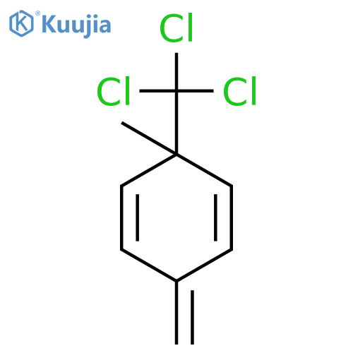 1,4-CYCLOHEXADIENE, 3-METHYL-6-METHYLENE-3-(TRICHLOROMETHYL)- structure