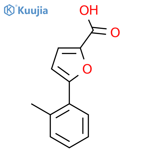 5-(o-Tolyl)furan-2-carboxylic acid structure