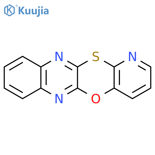 pyrido[2'',3'':5,6][1,4]oxathiino[2,3-b]quinoxaline structure