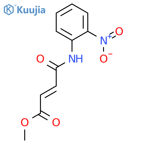 2-Butenoic acid, 4-[(2-nitrophenyl)amino]-4-oxo-, methyl ester, (E)- structure