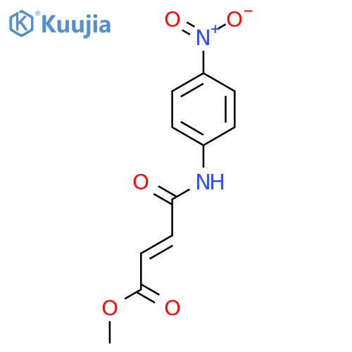 2-Butenoic acid, 4-[(4-nitrophenyl)amino]-4-oxo-, methyl ester, (E)- structure