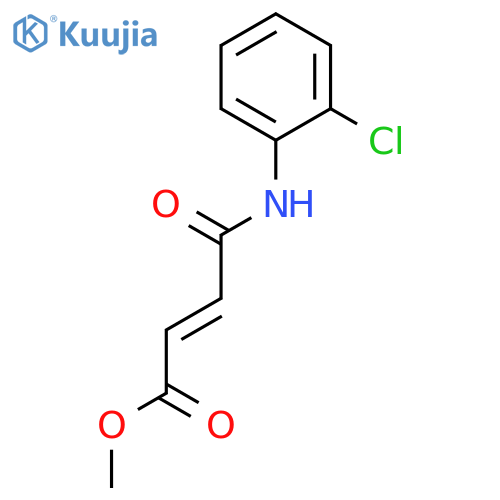 2-Butenoic acid, 4-[(2-chlorophenyl)amino]-4-oxo-, methyl ester, (E)- structure