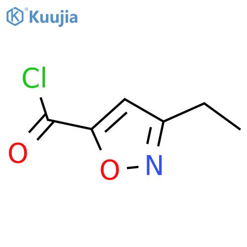 5-Isoxazolecarbonylchloride, 3-ethyl- structure
