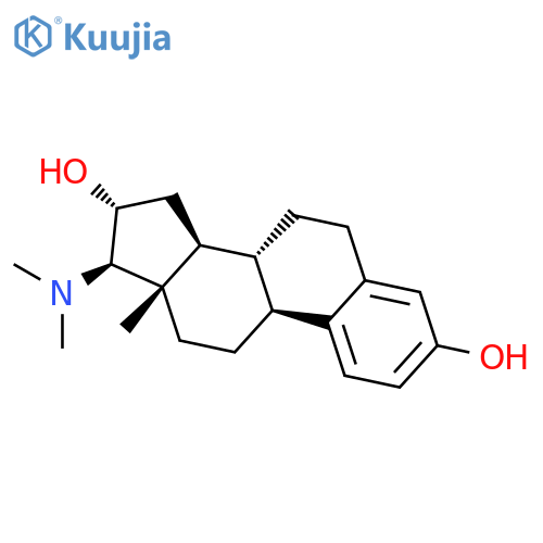 Estra-1,3,5(10)-triene-3,16-diol, 17-(dimethylamino)-, (16a,17b)- structure