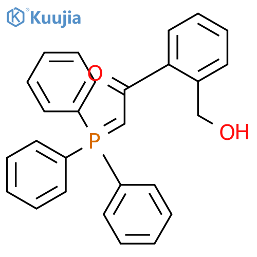 Ethanone, 1-[2-(hydroxymethyl)phenyl]-2-(triphenylphosphoranylidene)- structure