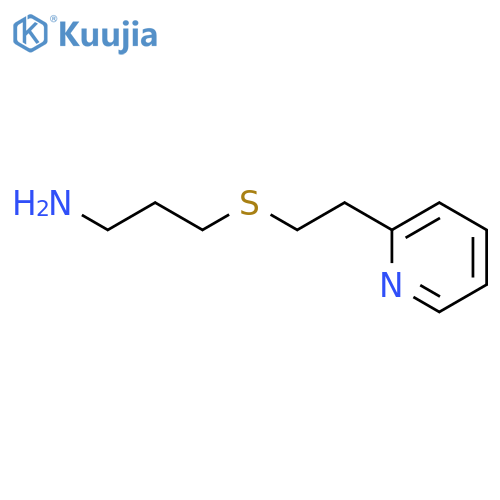 1-Propanamine, 3-[[2-(2-pyridinyl)ethyl]thio]- structure