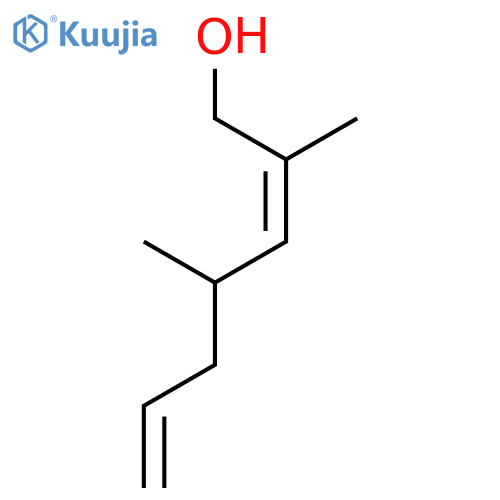 2,4-Dimethyl-2,6-heptadien-1-ol structure