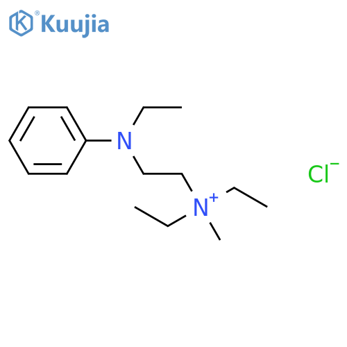 ETHANAMINIUM, N,N-DIETHYL-2-(ETHYLPHENYLAMINO)-N-METHYL-, CHLORIDE structure