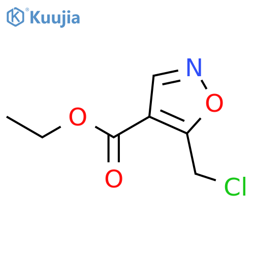 5-chloromethyl-isoxazole-4-carboxylic Acid ethyl ester structure