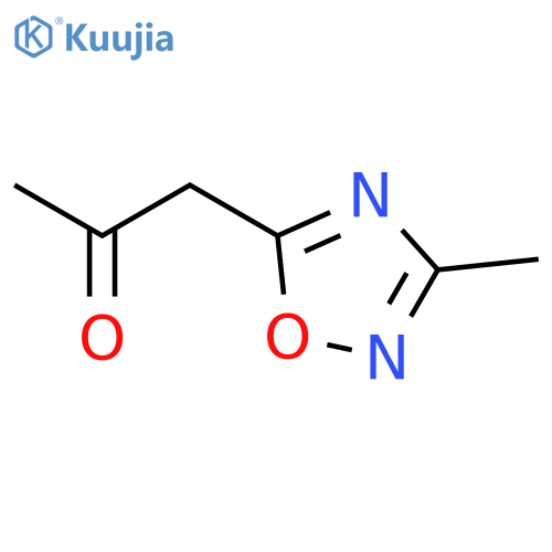 1-(3-Methyl-1,2,4-oxadiazol-5-yl)acetone structure